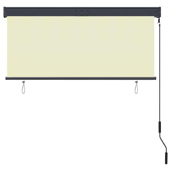 vidaXL Outdoor Roller Blind 140x250 cm Cream