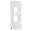 vidaXL Oven Cabinets 2 pcs "Lucca" Gloss White Engineered Wood