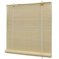 vidaXL Natural Bamboo Roller Blinds 120 x 220 cm