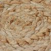 vidaXL Area Rug Braided Design Jute 90 cm Round