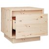 vidaXL Bedside Cabinet 35x34x32 cm Solid Wood Pine