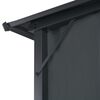 vidaXL Gazebo with Curtain Aluminium 4x3x2.6 m Black
