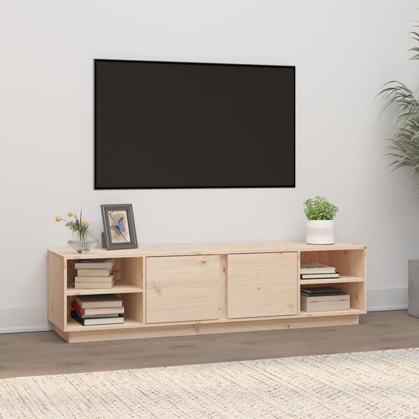 vidaXL TV Cabinet 156x40x40 cm Solid Wood Pine