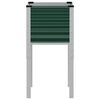 vidaXL Garden Planter Green 45x45x88 cm Steel