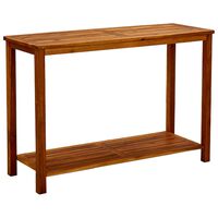 vidaXL Garden Console Table 110x40x75 cm Solid Acacia Wood