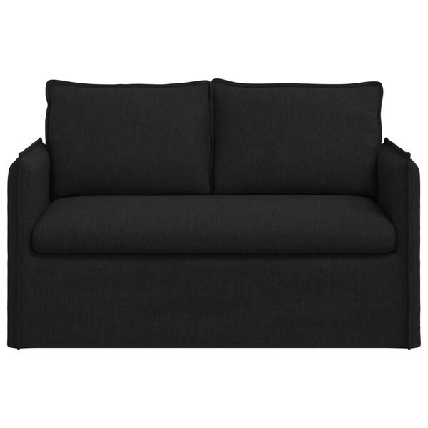 vidaXL Sofa Black 136 x 82 x 85 cm Fabric