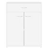 vidaXL Sideboard White 60x30x75 cm Engineered Wood