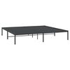 vidaXL Metal Bed Frame without Mattress Black 183x213cm