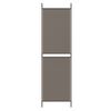 vidaXL 5-Panel Room Divider Anthracite 250x180 cm Fabric