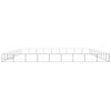 vidaXL Dog Kennel Silver 90 m² Steel