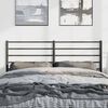 vidaXL Metal Replace Headboard Black 150 cm