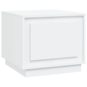 vidaXL Coffee Table White 51x50x44 cm Engineered Wood