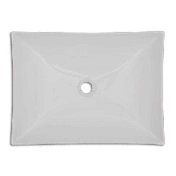 Bathroom Ceramic Porcelain Sink Art Basin White High Gloss