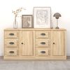 vidaXL Sideboards 2 pcs Sonoma Oak Engineered Wood