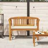 vidaXL Rose Bench Natual 114 x 46 x 82.5 cm Solid Acacia Wood