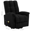 vidaXL Stand up Massage Chair Black Fabric