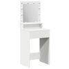 vidaXL Dressing Table White 50 x 41 x 135 cm Engineered Wood