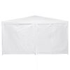 vidaXL Party Tent White 400 x 400 x 266 cm Polyethylene