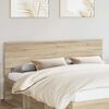 vidaXL Headboard with Headboard Sonoma Oak 180 cm Engineered wood