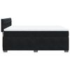vidaXL Box Spring Bed with Mattress Black Double Velvet