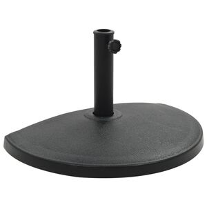 vidaXL Parasol Base | Black | Polyresin | Standard | Heavy Weight Support