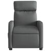 vidaXL Electric Massage Recliner Chair Dark Grey Fabric