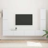 vidaXL TV Cabinet Set 8 pcs White Engineered Wood