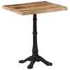 vidaXL Bistro Table 60x60x77 cm Rough Mango Wood