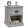 vidaXL Bedside Cabinet Grey Sonoma 39x39x47.5 cm Engineered Wood