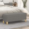 vidaXL Bench Dark Grey 100x35x41 cm Fabric