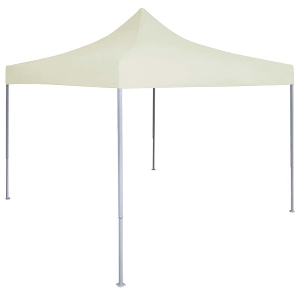 vidaXL Cream Foldable Tent 3 x 3 m