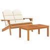 vidaXL 5 Piece Adirondack Garden Lounge Set Solid Wood Acacia