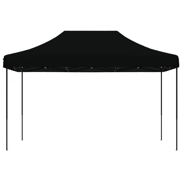 vidaXL Foldable Party Tent Pop-Up Black 440x292x315 cm