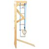 vidaXL Indoor Climbing Playset with Ladders Rings Slide Wood