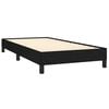 vidaXL Bed Frame without Mattress Black King Single Fabric