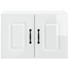 vidaXL Kitchen Cabinet Kalmar 2 pcs High Gloss White 60 x 31 x 40 cm