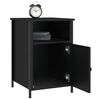 vidaXL Bedside Cabinets 2 pcs Black 40x42x60 cm Engineered Wood