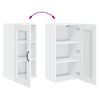 vidaXL Kitchen Cabinet Kalmar High Gloss White 40 x 31 x 80 cm