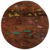 vidaXL Table Top &Oslash; 50x2.5 cm Round Solid Wood Reclaimed
