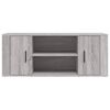 vidaXL TV Cabinet Grey Sonoma 100x35x40 cm Engineered Wood