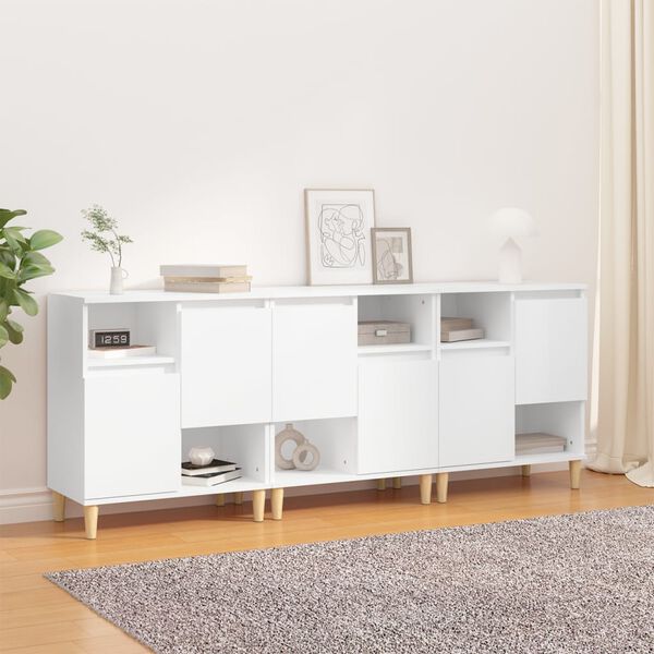 vidaXL Sideboards 3 pcs White 60x35x70 cm Engineered Wood