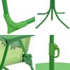 vidaXL 3 Piece Kids' Garden Bistro Set with Parasol Green