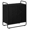 vidaXL Sideboard Black Oak 68 x 35 x 75 cm Engineered Wood