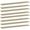 vidaXL Bookshelf Boards 8 pcs Sonoma Oak 80x10x1.5 cm Engineered Wood