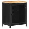 vidaXL Bedside Cabinet 40x30x53 cm Solid Rough Mango Wood
