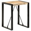 vidaXL Dining Table | Rough Mango Wood | Solid Rough Mango Wood | Small