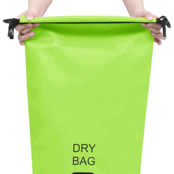 vidaXL Dry Bag Green 20 L PVC