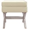 vidaXL Storage Stool 45x45x49 cm Linen