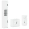 vidaXL 3 Piece Bathroom Cabinet Set UTRECHT Engineered Wood