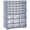 vidaXL Multi-drawer Organiser with 39 Drawers 38x16x47 cm
